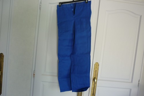 Pantalon bleu travail - bleu, de