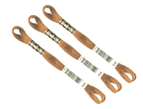Dmc 434 lot échevettes fils - lot,
