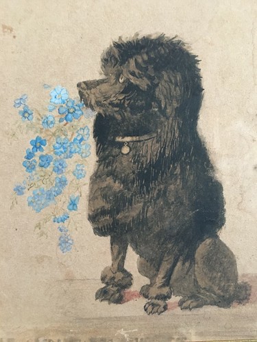 Aquarelle xixe belle époque - aquarelle,