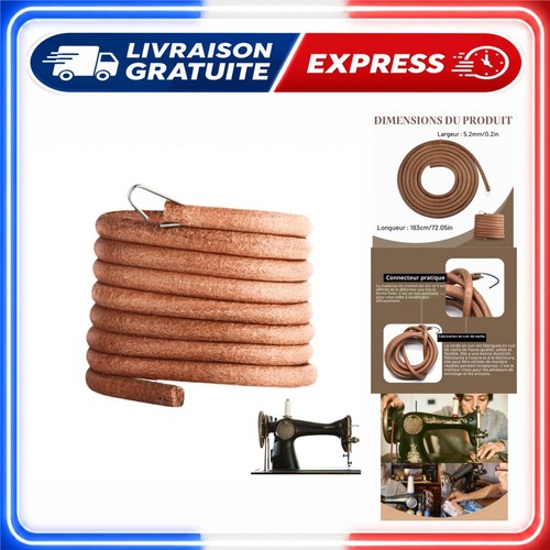 Courroie cuir machine - cuir,