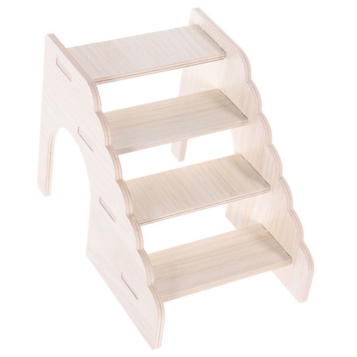 Durable wooden hamster - wooden, ladder