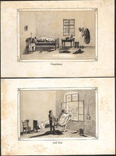 1880 Deux Lithographies
