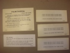 carte pour flipper:  PANTHERA