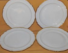 Série de 4 assiettes plates