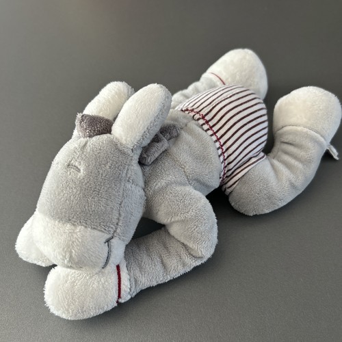Doudou peluche âne - , endormi