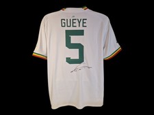 Idrissa Gueye Signed Senegal 22/23 Football Shirt COA