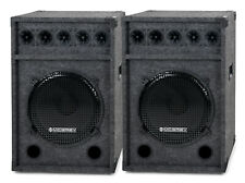 2x Enceinte DJ PA Haut Parleur 15" (38cm) Sono Disco Caisson de Basses 1200w