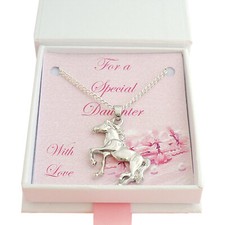 Cheval Collier ,Poney Pendentif pour Filles Daughter Maman Soeur Petite Fille