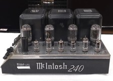 Amplificateur de puissance à tube McIntosh MC240 vintage testé d'occasion