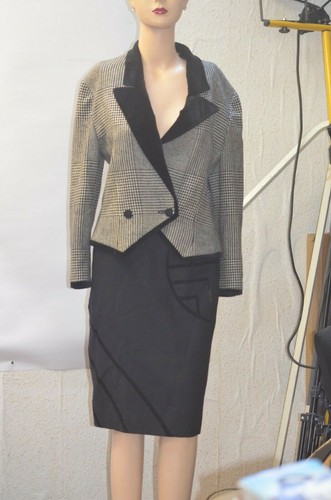 Ancien ensemble veste jupe - ensemble,