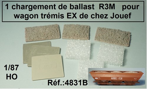 Trains r3m chargement de - 1/87,