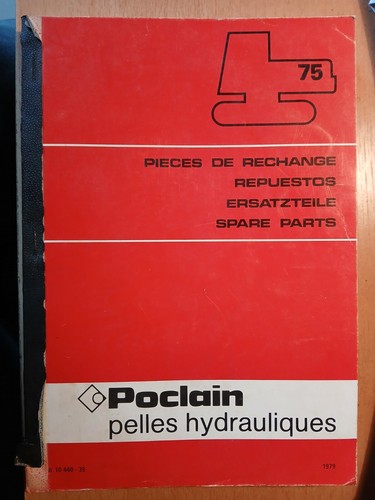 Poclain chenilles 75c - poclain,