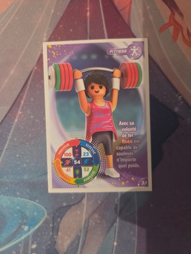 Playmobil carte fitness inès - playmobil,