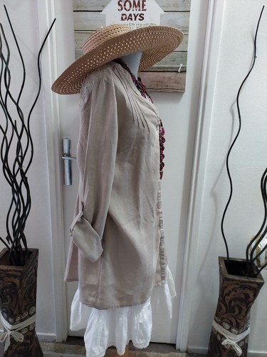 Chemise tunique lin jacqueline - tunique,