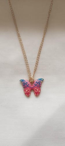Collier pendentif papillon - collier,