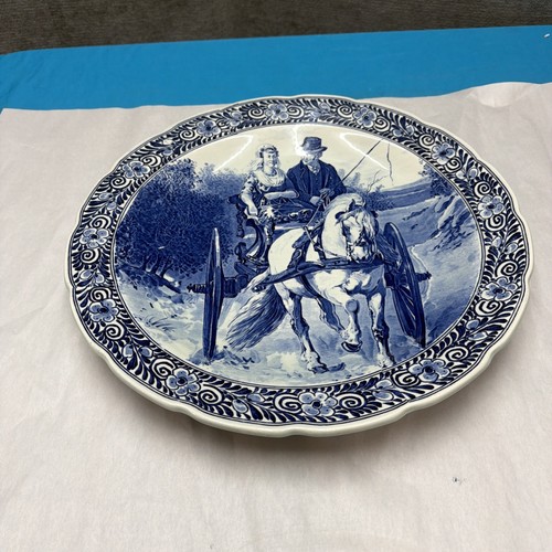 Vtg large delft boch belgium - boch,