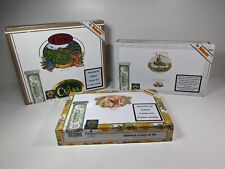 Lot de 3 Boites à Cigares Vides (Kabanos Cuba)