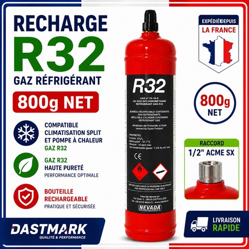 Recharge gaz réfrigérant r32 - recharge,