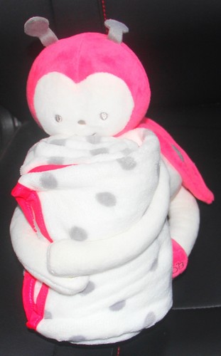 Doudou coccinelle rose - doudou,