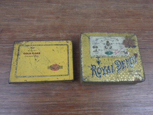 Boites fer blanc tin - 2x,