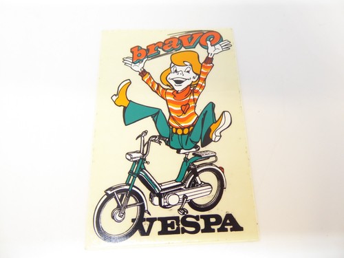 Autocollant sticker vespa - /,