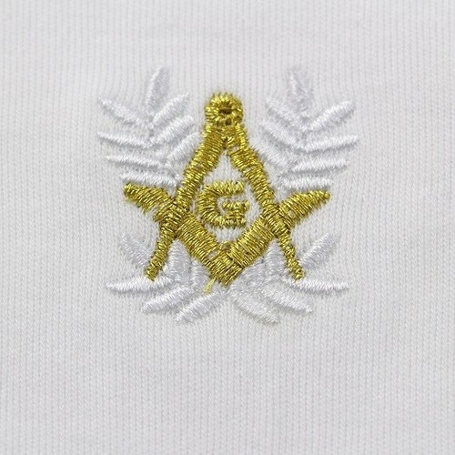 Gant franc macon broderie - macon,