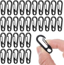 30 Pcs Tiny Carabiner Clip