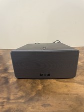 Pre-owned Sonos Play 3 Speaker In Black/Grey. Factory Reset.