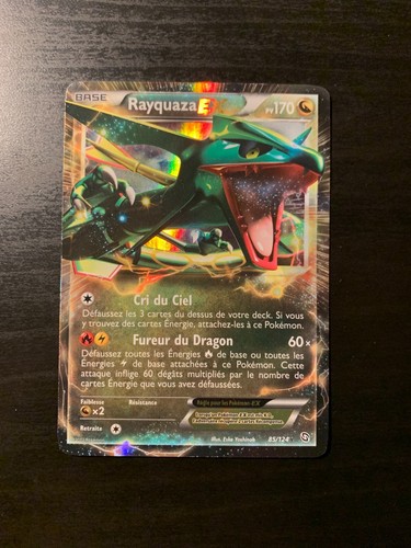 Carte pokémon rayquaza ex - carte,