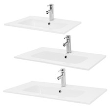 Vasque á poser blanc en