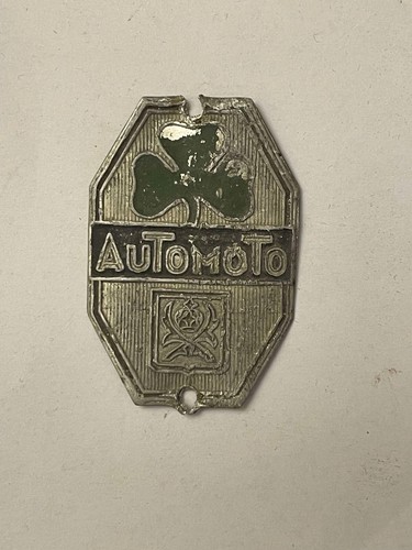 Ancienne plaque vélo en - ancienne, de