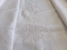 Drap en Métis  Monogramme "