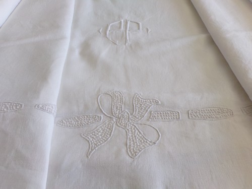 Drap métis monogramme - en,