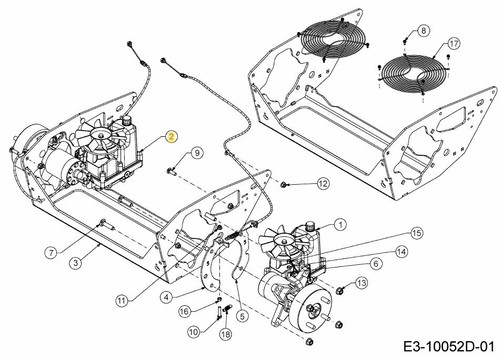 Transmission tondeuse tractée - tondeuse,