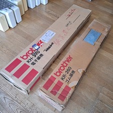 Brother KH-270 Electronic Knitting Machine + KR-260 Ribber 9mm Gauge Set Japan