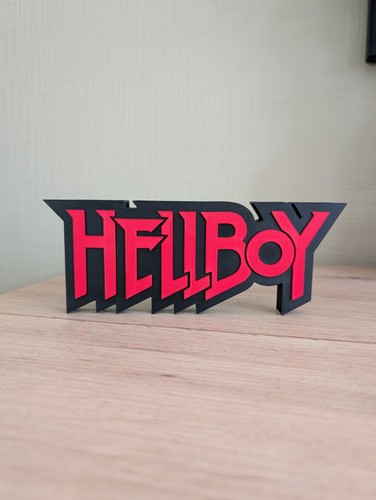 Logo hellboy décoration - logo, 3d