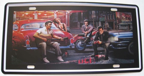 Plaque auto usa elvis - auto,