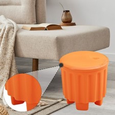 Pouf de Rangement avec Couvercle, Tabouret à Langer pour Balcon, Chambre