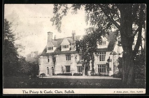 Carte postale clare suffolk - clare,