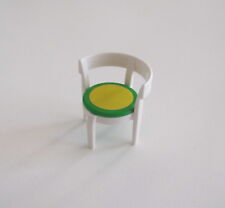 PLAYMOBIL (R2123) MODERN HOUSE - White Chair Seat Green Yellow Kitchen 5329