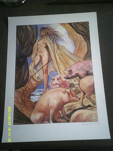Poster affiche milo manara - affiche,
