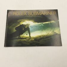 Livret Rolex Submariner 1993 - 2010 langue authentique anglais choisir l'âge