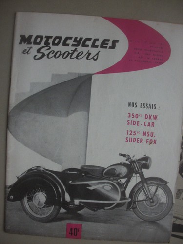 Dkw 350 side car - side-car, 125