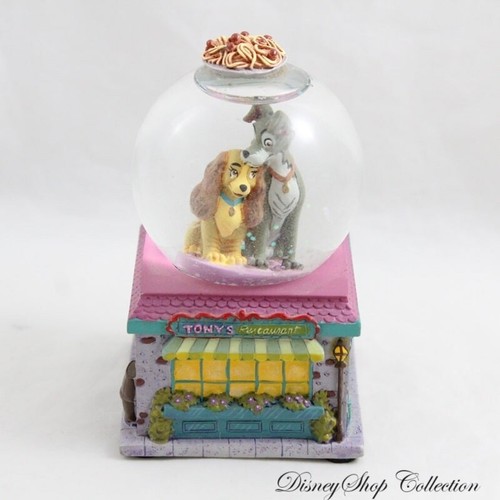 Mini snow globe lady tramp - mini,