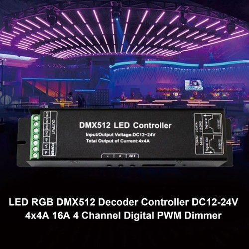 Led rgb dmx512 decoder - rgb,