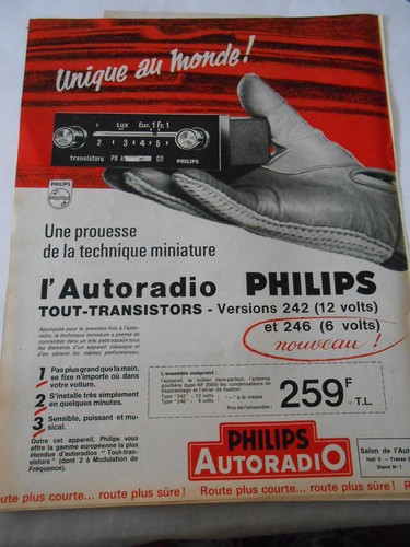 Publicite 1964 auto - publicite,