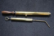 lot FAT PUMP OIL & DRIZZLE SYRINGE brass