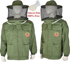 Bee Keeper beekeeping clothing-Zippered Front Jacket (Beekeeping Jacket)-X Large