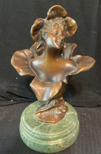 Femme fleur bronze - femme,