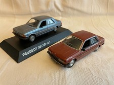 Peugeot 305 berline 1977 - lot de 2 voitures - 1/43 Norev